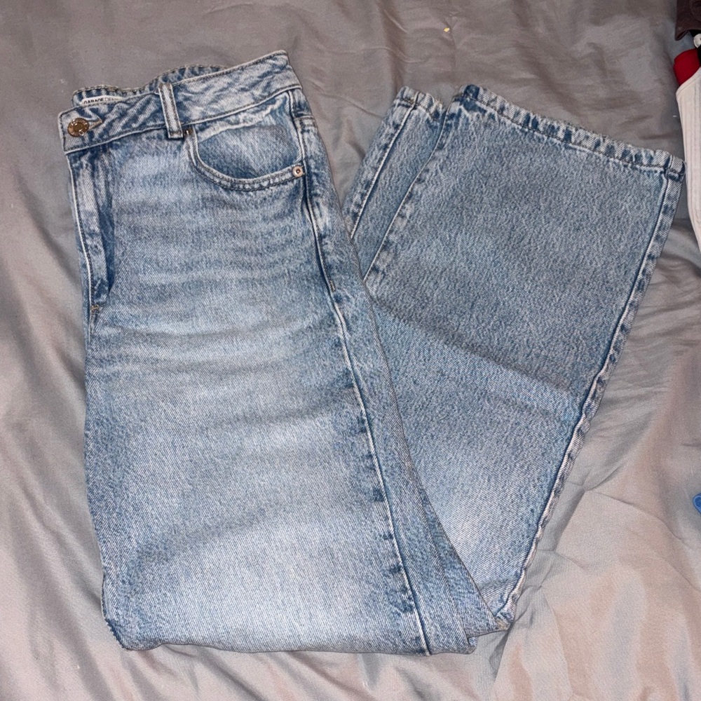 Garage Light Blue 90s Straight Leg Jeans